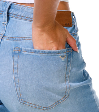 Thumbnail 3: ROXY Junior's Refuge Low Slung Wide Leg Jeans 