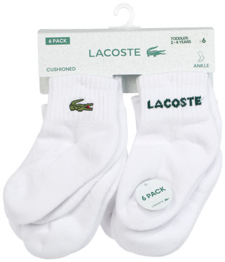 Thumbnail 1: Lacoste Boy's 6 Pack Toddler Logo Socks 