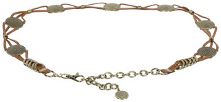 Thumbnail 1: Vince Camuto Women's Braided Casting Chain Belt 