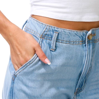 Thumbnail 2: ROXY Junior's Kalani Wide Leg Denim Jeans 