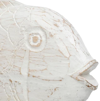 Thumbnail 3: Fancy That 20 In Wooden Carved Fish Accent 