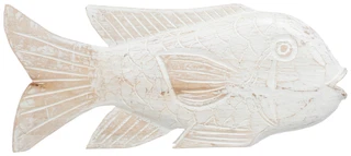 Thumbnail 1: Fancy That 20 In Wooden Carved Fish Accent 