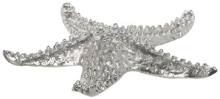Thumbnail 2: Sand + Sea 15 In Silver Metal Starfish Accent 
