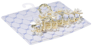 Thumbnail 3: TWIG & ARROW Gold Tone Floral Hair Claw Clip 