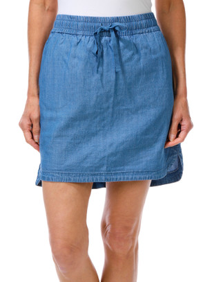 Thumbnail 1: Coral Bay Petite Pull On Lyocell Skort 