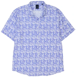 Thumbnail 2: TAILORBYRD Men's Short Sleeve Hawaiian Performance Shirt 