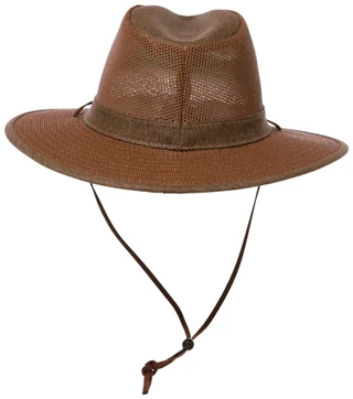 Thumbnail 3: Henschel Men's Wide Brim Sun Hat with Chin Strap 