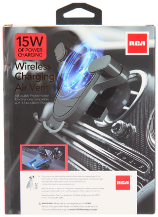 Thumbnail 2: RCA 3-in-1 Wireless Charging Car Phone Mount Phone Holder 