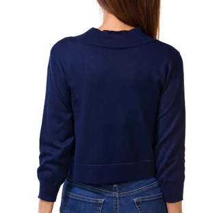 Thumbnail 3: Zac & Rachel Women's Long Sleeve Shawl Collar Shrug 