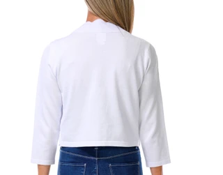 Thumbnail 2: Zac & Rachel Women's Long Sleeve Shawl Collar Shrug 