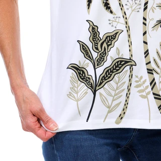 Thumbnail 2: Coral Bay Petite Short Sleeve Graphic Bling Tee 