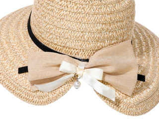 Thumbnail 2: Catherine Malandrino Woven Straw Hat with Bow Detail  