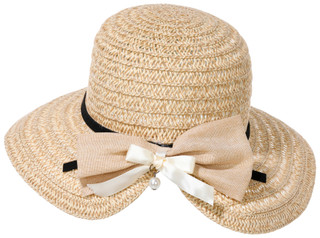 Thumbnail 4: Catherine Malandrino Woven Straw Hat with Bow Detail  