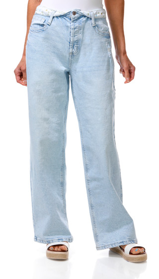 Thumbnail 1: Celebrity Pink Women's Low Rise Baggy Denim Jeans 