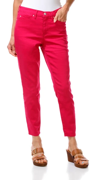 Thumbnail 1: Nicole Miller Women's High Rise Skinny Ankle Pants 