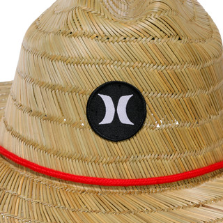 Thumbnail 2: Hurley Men's Straw Lifeguard Hat with Chin Strap 