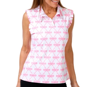 Thumbnail 1: GOTTEX Women's Sleeveless Ruffle Active Top 