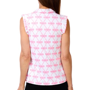 Thumbnail 3: GOTTEX Women's Sleeveless Ruffle Active Top 