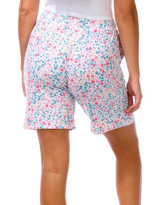 Thumbnail 4: JACLYN Women's 2 Pk Bermuda Soft Jersey Pajama Bottoms 