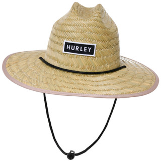 Thumbnail 4: Hurley Straw Lifeguard Hat with Chin Strap 