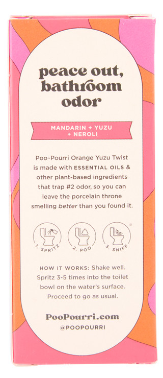 Thumbnail 4: POO-POURRI 2 oz Orange Yuzu Twist Toilet Spray  