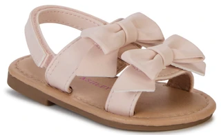 Thumbnail 1: Laura Ashley Toddler Girls 2 Bow Sandals 