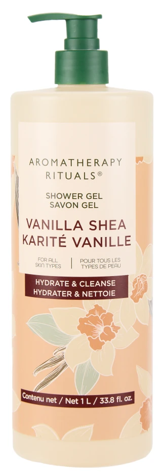 Thumbnail 1: Aromatherapy Rituals 33.8 oz Vanilla Shea Shower Gel 