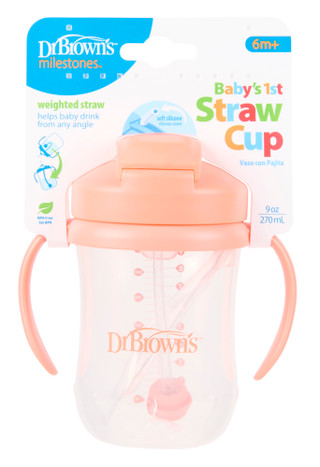 Thumbnail 1: Dr. Brown's 9 oz Baby's 1st Straw Cup  