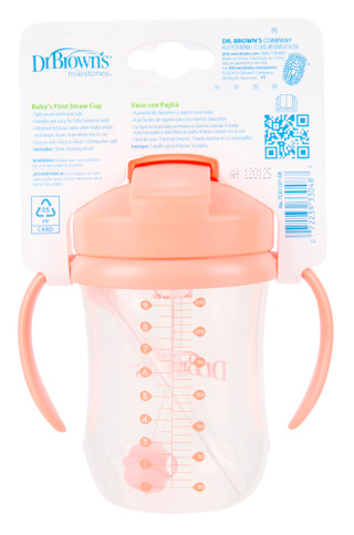 Thumbnail 2: Dr. Brown's 9 oz Baby's 1st Straw Cup  