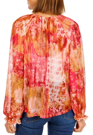Thumbnail 2: Ava & Grace Women's Long Sleeve Mesh Top 
