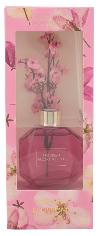 Thumbnail 1: Brooklyn Fragrance Co. 3.4 oz Cherry Blossom Reed Diffuser 