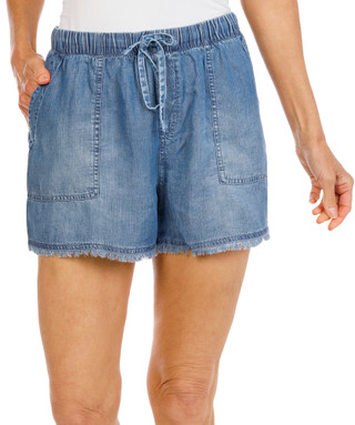 Thumbnail 1: TRUTH Women's Frayed Hem Shorts 