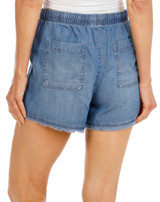Thumbnail 2: TRUTH Women's Frayed Hem Shorts 