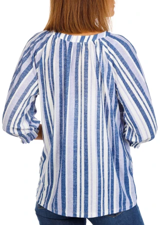 Thumbnail 2: Joie De Vivre Women's 3/4 Sleeve Milano Gauze Top 