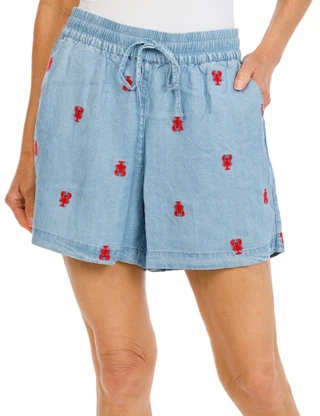 Thumbnail 1: Philosophy Women's Tencel Lobster Shorts 