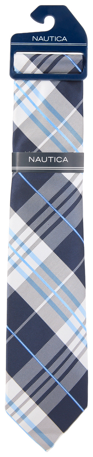Thumbnail 3: Nautica Men's Plaid Neck Tie 