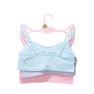 Thumbnail 2: Juicy Couture Girl's 3 Pk Seamless Rhinestone Bras 