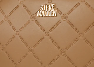 Thumbnail 2: Steve Madden Latte Small Logo Weekend Cosmetic Organizer 