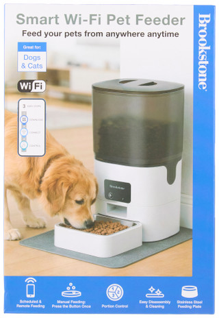 Thumbnail 3: Brookstone Smart Wi-Fi Pet Feeder 