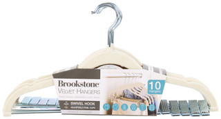 Thumbnail 3: Brookstone 10 Pk Velvet Hangers  