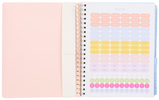 Thumbnail 2: Muse 17 Month Spiral Bound Floral Planner  