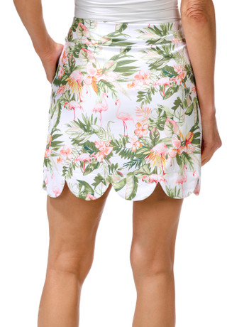 Thumbnail 3: Coral Bay Golf Petite Scalloped Performance Skort 