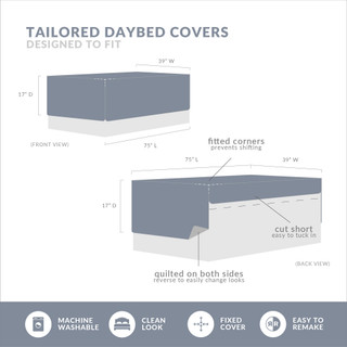 Thumbnail 4: Madison Park Tangiers 6 Pc Reversible Daybed Cover Set 