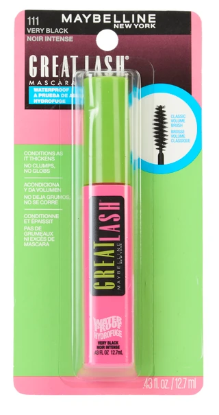 Thumbnail 1: Maybelline Waterproof Volumizing Mascara - Very Black 