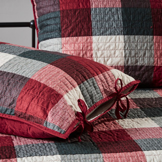 Thumbnail 2: Madison Park Ridge 6 Pc Reversible Plaid Daybed Cover Set 