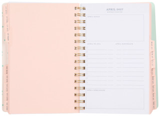 Thumbnail 2: Muse 17 Month Spiral Bound Floral Planner  