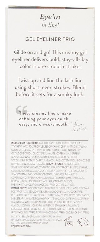 Thumbnail 2: LAURA GELLER 3‑Piece Smooth Glide Gel Eyeliner Set 