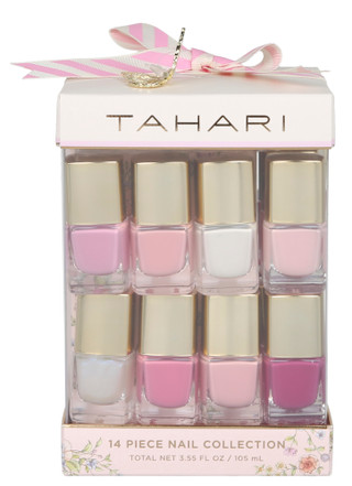 Thumbnail 1: Tahari 14‑Piece Pastel Nail Polish Collection 