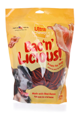 Thumbnail 1: Ultra Chewy 25 oz Bac 'n' Licious Dog Treats 