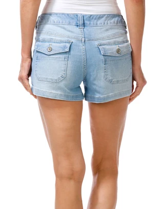Thumbnail 4: Unionbay Junior's Delaney Denim Shorts 